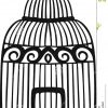 Cage À Oiseaux Décorative. Illustration De Vecteur avec Dessin De Cage D Oiseau
