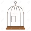 Cage Oiseau Isolé Icône Illustration Vectorielle Design concernant Dessin De Cage D Oiseau