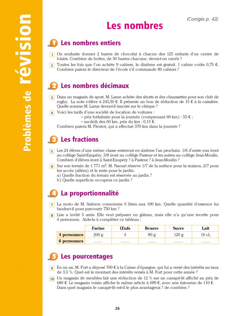 Cahier Bled – Problèmes De Maths Cm2 | Hachette Education tout Exercice Cm2 Gratuit