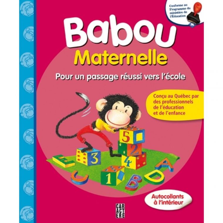 Cahier D'activités – Babou – Maternelle De Les Éditions à Cahier D Activité Maternelle