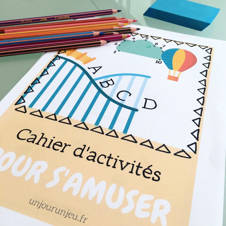 Cahier D'activités Enfants Pour Les Vacances À Imprimer concernant Activité 3 Ans Imprimer