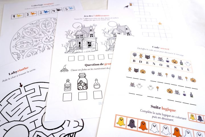 Cahier De Jeux Pour Halloween : Plein D'activités Pour à Telecharger Jeux Enfant