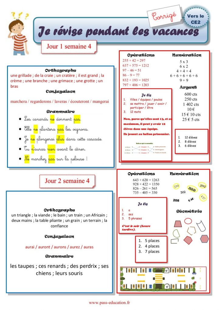 Cahier De Vacances Gratuit À Imprimer – Ce1 Vers Le Ce2 dedans Cahier De Vacances Gratuit A Imprimer 6Eme 5Eme