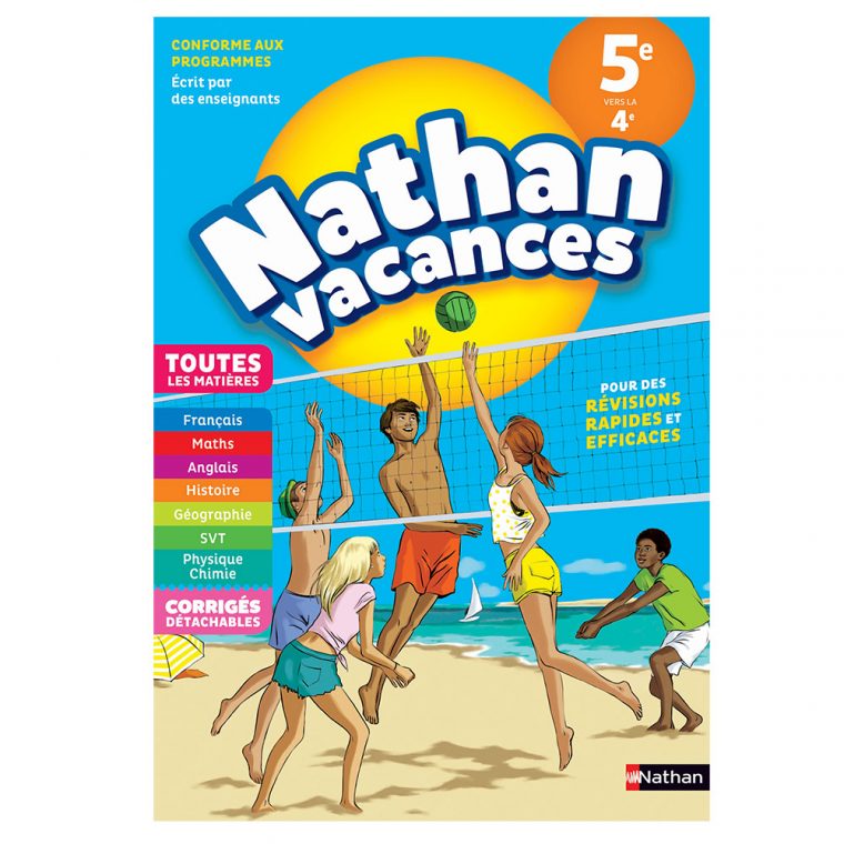 Cahier De Vacances Nathan Toutes Les Matières De La 5Ème Vers La 4Ème intérieur Cahier De Vacances Maternelle Pdf