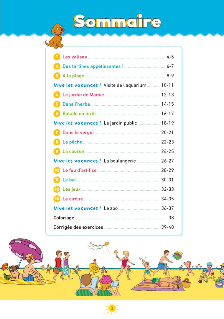 Cahier De Vacances Sami Et Julie De La Ps À La Ms encequiconcerne Cahier De Vacances Moyenne Section A Imprimer