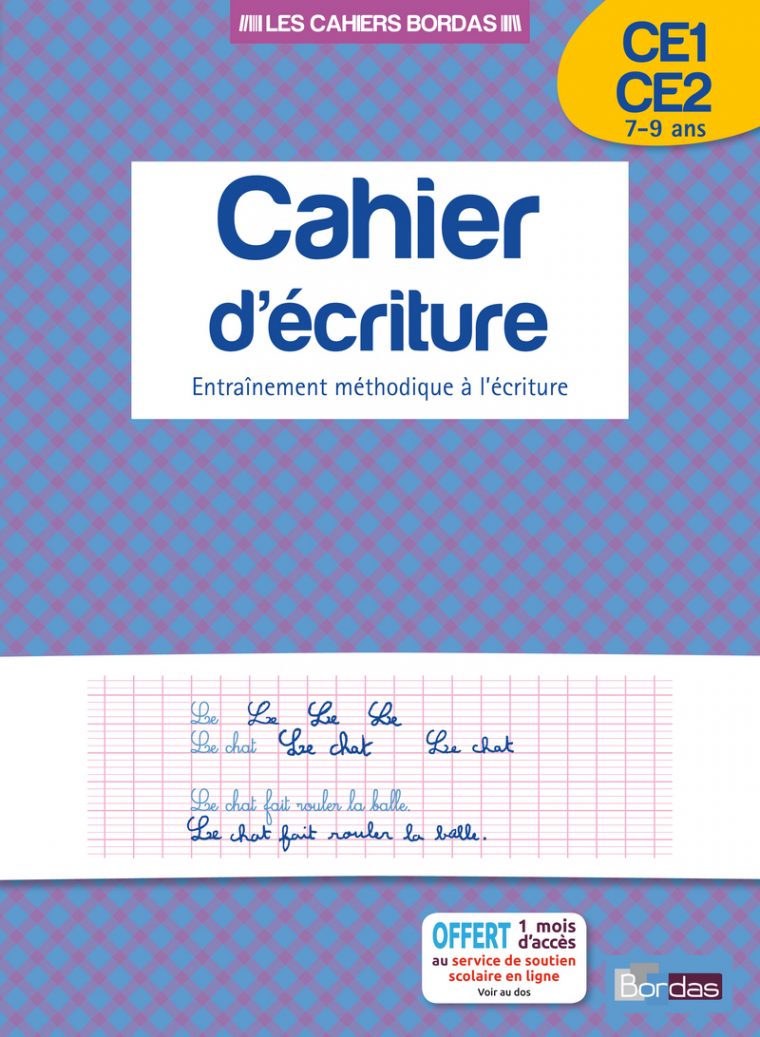 Cahier D'écriture Ce1/ce2 * Cahier D'activités/d'exercices à Exercice D Écriture Ce2