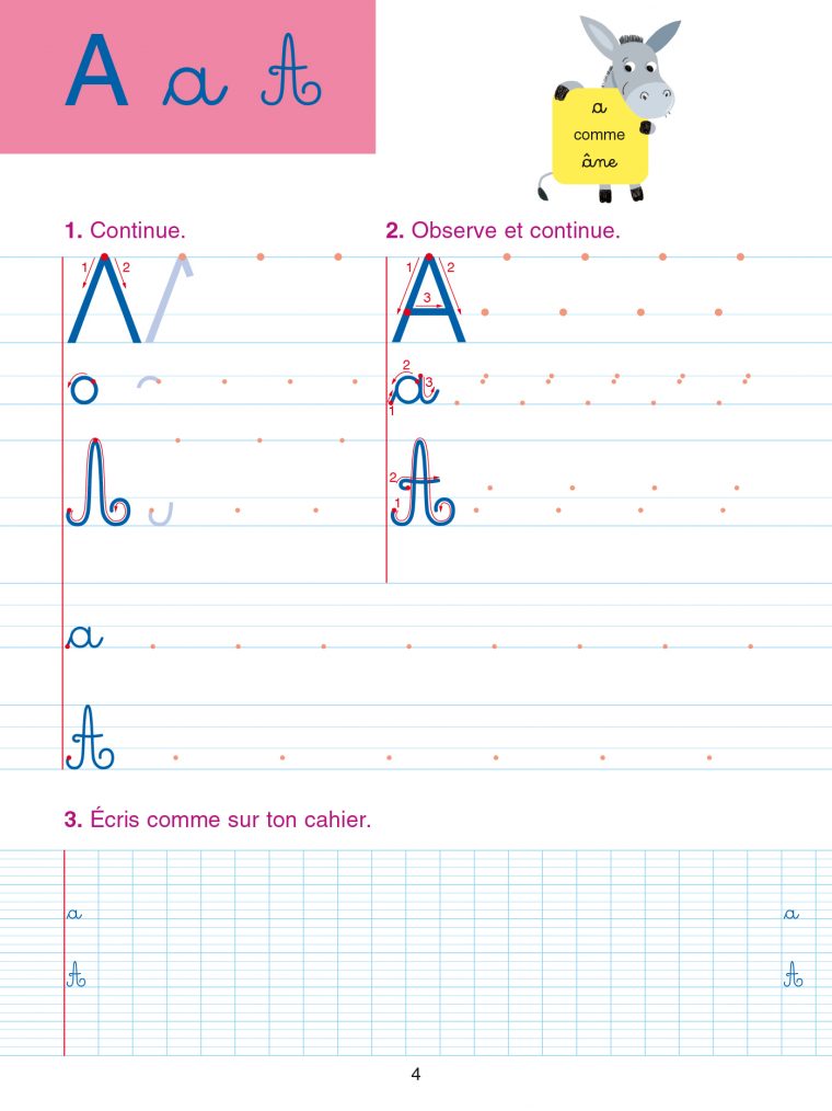 Cahier D'écriture Sami Et Julie 6-8 Ans pour Cahier Majuscule