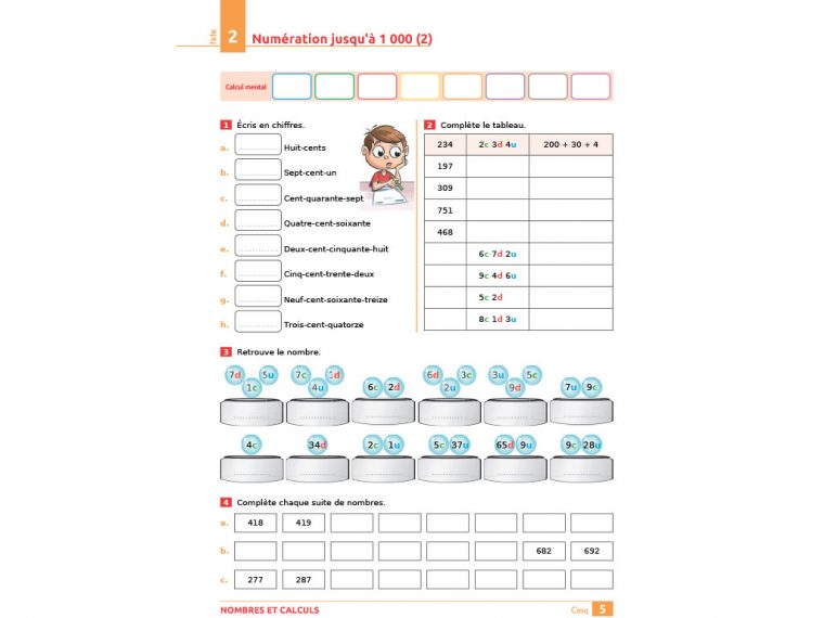 Cahier D'exercices Iparcours Maths Ce2 (Éd. 2018) dedans Cours Ce2 A Imprimer