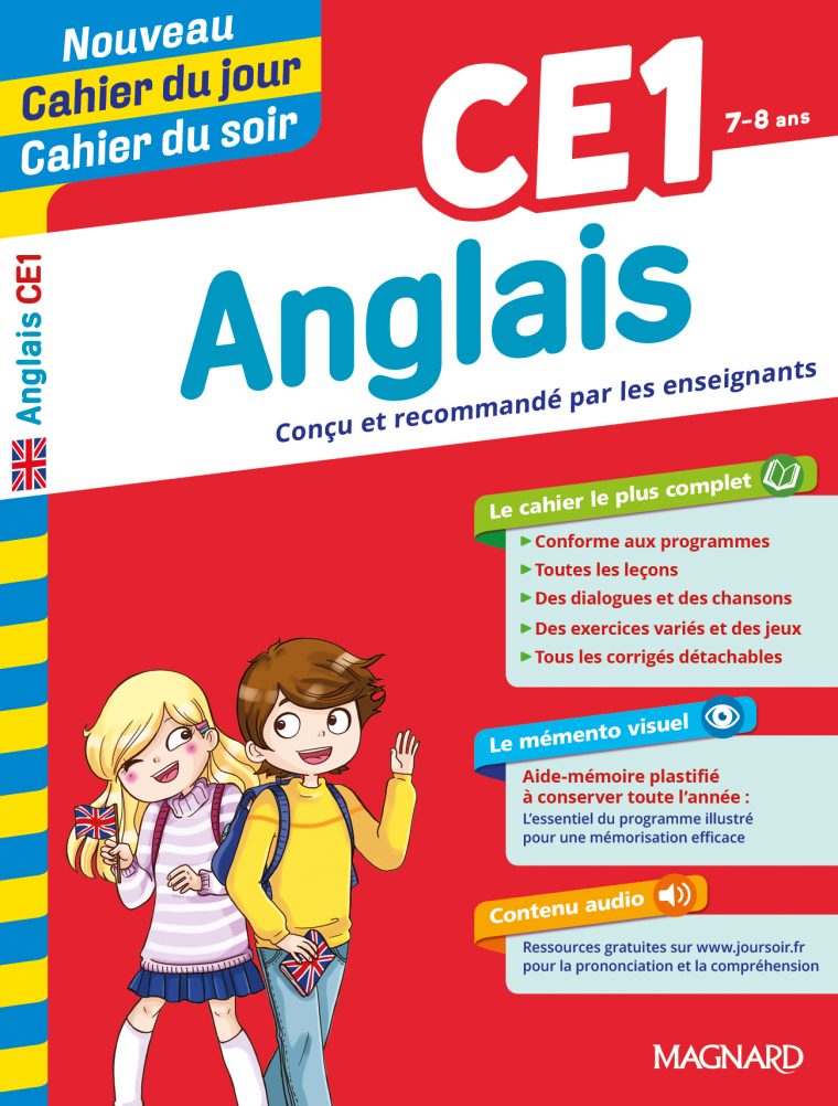 Cahier Du Jour/cahier Du Soir Anglais Ce1 avec Jeux Gratuit Anglais