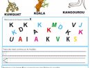 Cahier Maternelle : Cahier Maternelle Des Lettres De L'alphabet à Exercice De Gs A Imprimer