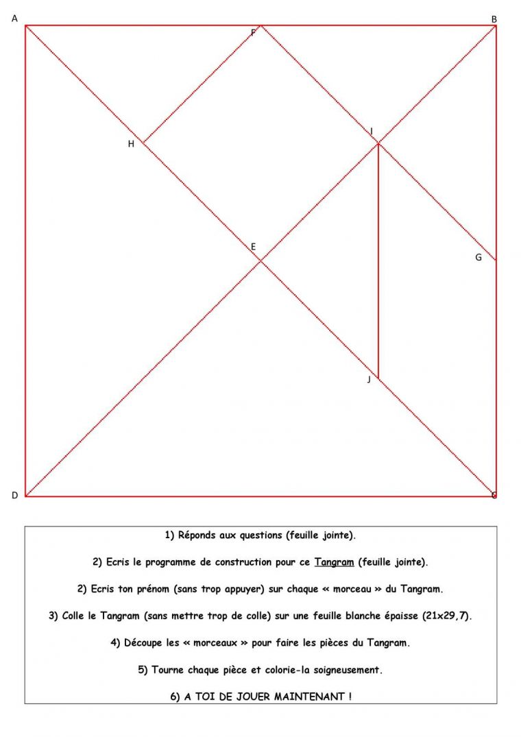 Calaméo – Cycle 3 : Géométrie : Figures Planes (Programme dedans Tangram Carré