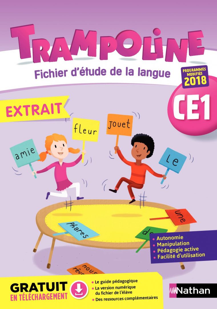 Calaméo – Extrait Trampoline Ce1 Etude De La Langue tout Cours Ce1 Gratuit A Imprimer