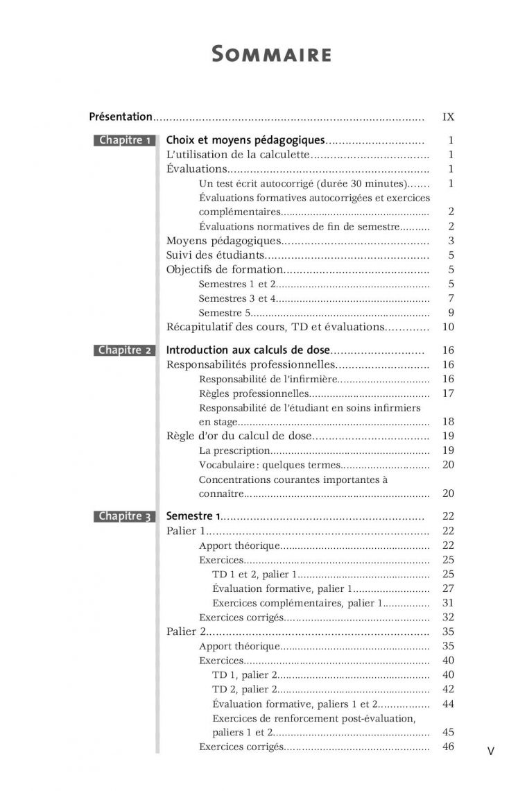 Calaméo – Former Et Se Former Aux Calculs De Dose dedans Exercice Chiffre Romain