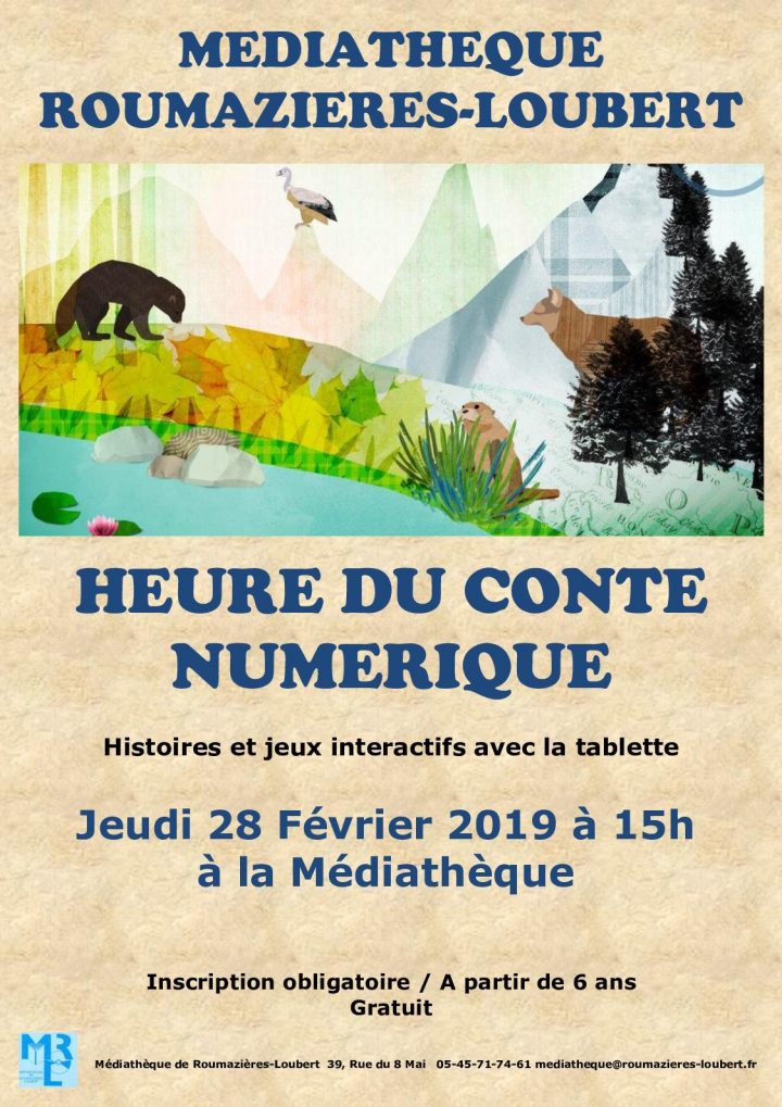 Calaméo – Heure Du Conte Numérique 28 Février 2019 avec Jeux Interactifs 6 Ans