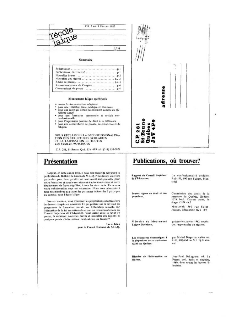 Calaméo – L'école Laïque Vol 2 No 1 (1982) à Trouver Les Difference