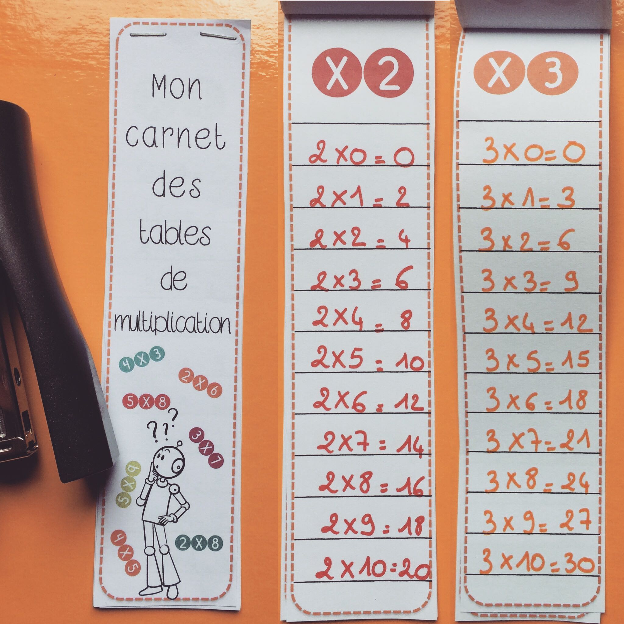 Calcul : Mon Carnet Des Tables De Multiplication | Bout De Gomme destiné Tables De Multiplication Jeux À Imprimer