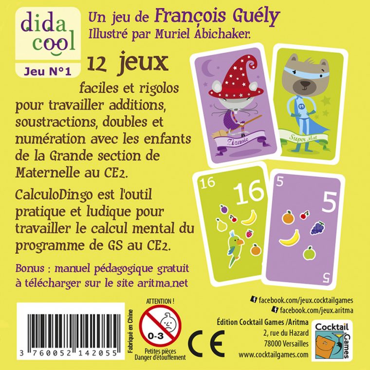 Calculodingo pour Jeux Educatif Grande Section