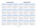 Calendrier 2016 2017 À Imprimer Gratuit En Pdf Et Excel destiné Calendrier 2017 Imprimable