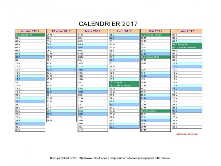 Calendrier 2017 2018 À Imprimer Gratuit En Pdf Et Excel avec Calendrier 2018 À Imprimer Pdf