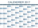 Calendrier 2017 Excel À Télécharger Gratuitement encequiconcerne Calendrier 2017 Imprimable
