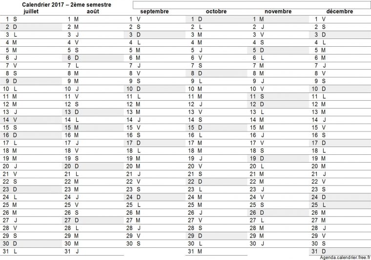 Calendrier 2017 Excel Vierge Avec Jours Fériés À Imprimer intérieur Calendrier 2017 Imprimable