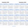 Calendrier 2018 2019 À Imprimer Gratuit En Pdf Et Excel pour Calendrier 2018 Avec Semaine
