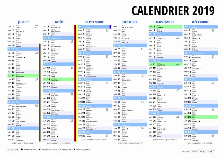 Calendrier 2018 2019 Avec Vacances Scolaires À Imprimer dedans Calendrier 2018 À Imprimer Avec Vacances Scolaires