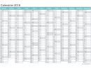 Calendrier 2018 À Imprimer Pdf Et Excel - Icalendrier à Planning Annuel 2018
