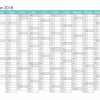 Calendrier 2018 À Imprimer Pdf Et Excel - Icalendrier pour Calendrier 2018 Imprimable Gratuit