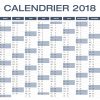 Calendrier 2018 Excel À Télécharger Gratuitement concernant Calendrier 2018 Imprimable Gratuit