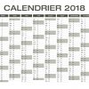 Calendrier 2018 Excel &amp; Pdf À Télécharger Gratuitement encequiconcerne Calendrier 2018 Imprimable Gratuit