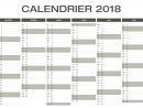 Calendrier 2018 Excel &amp; Pdf À Télécharger Gratuitement encequiconcerne Planning Annuel 2018