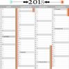 Calendrier 2018 : Vacances Scolaires Et Jours Fériés Inclus intérieur Calendrier 2018 Avec Semaine