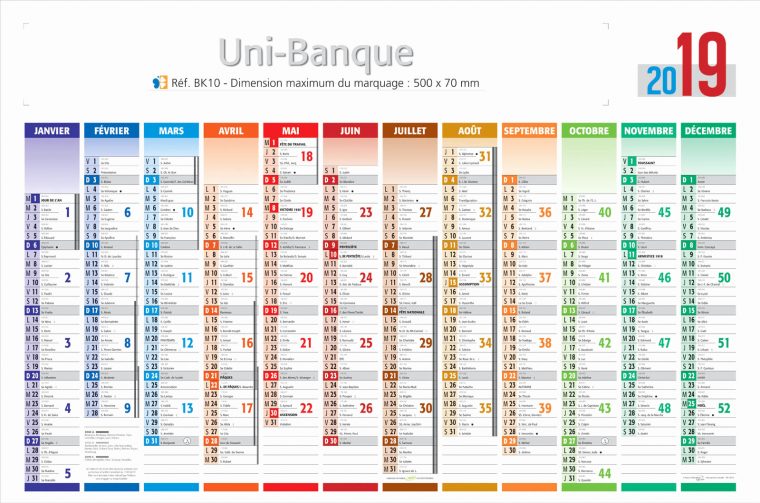 Calendrier 2019 Avec Jours Fériés Vacances Scolaires À avec Calendrier 2019 Avec Jours Fériés Vacances Scolaires