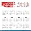 Calendrier 2019 Dans La Langue Turque Avec Des Jours Fériés concernant Calendrier 2019 Avec Semaine