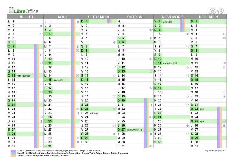 Calendrier 2019 Excel Modifiable Gratuit encequiconcerne Calendrier En Ligne Gratuit A Imprimer