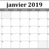Calendrier 2019 Janvier | Calendrier Imprimable, Calendrier encequiconcerne Calendrier 2019 Avec Semaine