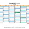 Calendrier 2020 À Imprimer Gratuit En Pdf Et Excel encequiconcerne Calendrier Des Anniversaires À Imprimer Gratuit