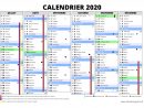 Calendrier 2020 À Imprimer : Jours Fériés - Vacances concernant Calendrier 2019 Avec Jours Fériés Vacances Scolaires