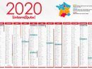 Calendrier 2020 : Calendrier Gratuit À Télécharger Ou À Imprimer dedans Calendrier Anniversaire À Imprimer