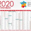 Calendrier 2020 : Calendrier Gratuit À Télécharger Ou À Imprimer pour Calendrier Des Anniversaires À Imprimer