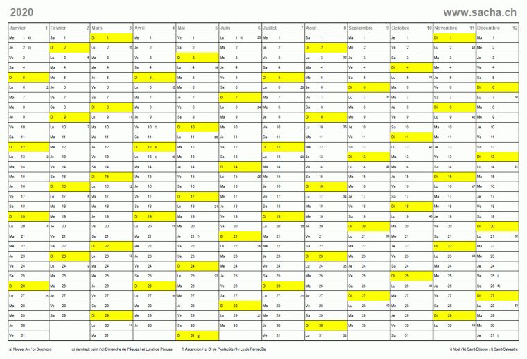 Calendrier À Imprimer Gratuit 2020 – 2021 avec Calendrier Perpetuel Gratuit Imprimer