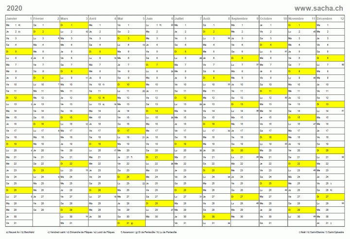 Calendrier À Imprimer Gratuit 2020 – 2021 encequiconcerne Calendrier Annuel 2019 À Imprimer Gratuit