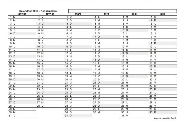 Calendrier À Imprimer Gratuit Au Format Excel, Pdf, Jpg serapportantà Calendrier En Ligne Gratuit A Imprimer