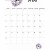 Calendrier D'avril 2018 Avec Des Fleurs. | Calendrier Avril avec Calendrier 2018 Imprimable Gratuit