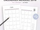 Calendrier Mensuel 2019 2020 Imprimable, Recharge À Imprimer avec Calendrier Mensuel 2018 À Imprimer