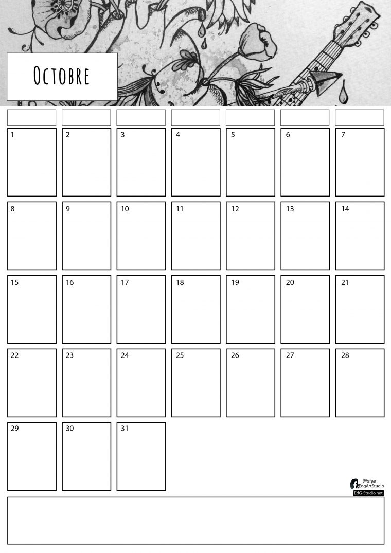 Calendrier Perpétuel À Imprimer – Ed. G Studio dedans Calendrier Perpetuel Gratuit Imprimer