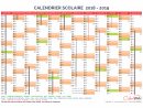 Calendrier Scolaire Annuel 2018-2019 Avec Affichage Des à Calendrier Annuel 2018 À Imprimer
