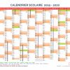 Calendrier Scolaire Annuel 2019-2020 Avec Affichage Des à Calendrier Annuel 2019 À Imprimer Gratuit