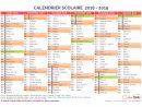 Calendrier Scolaire Semestriel 2018-2019 Avec Affichage Des destiné Calendrier 2019 Avec Jours Fériés Vacances Scolaires